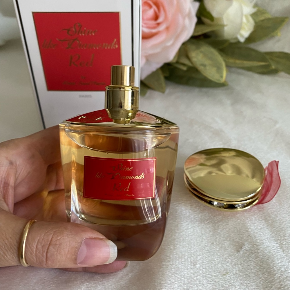 Kristel Saint Martin Shine Like Diamonds Red 3.3 fl oz - Picture 4 of 7